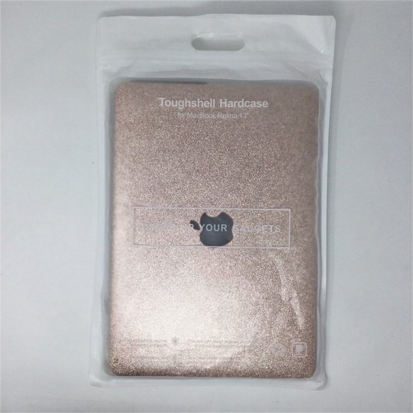 Rose Gold Glitter Hardshell Case MacBook Retina 13 - Picture 3 of 10